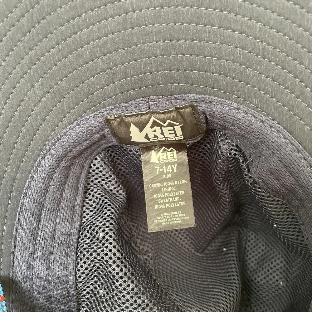 REI Blue‎ Sun Hat Bucket Hat- Youth (7-14 Y) Dark Blue